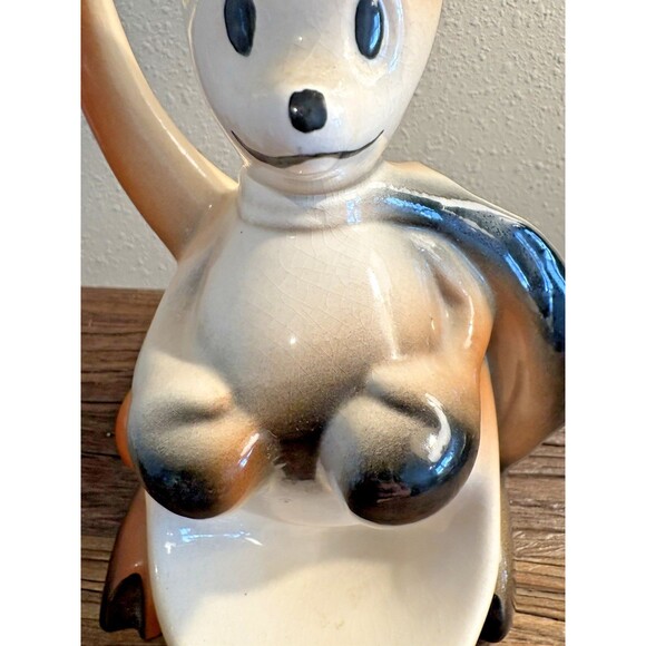 Vintage 1950s Boxing Kangaroo Dresser Caddy Pottery Pulp Fiction MCM Used - Picture 5 of 16